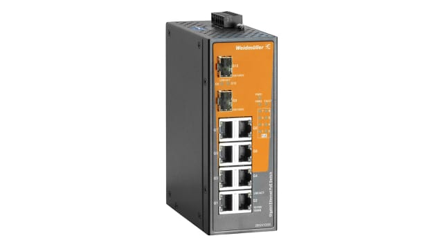Weidmüller Unmanaged 8 x RJ45 Port Network Switch With PoE | 2682410000