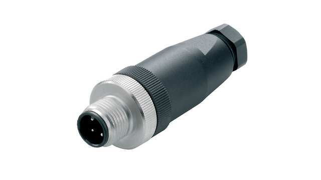 Weidmüller Connector, 4 Contacts, Screw, M12 Connector, Plug, Socket, Male/Female, IP67, SAIS Series | 9457550000