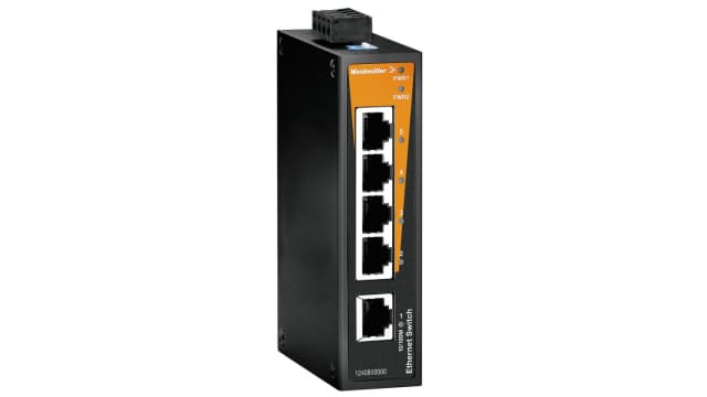 Weidmüller Unmanaged 5 x RJ45 Port Network Switch | 1240850000