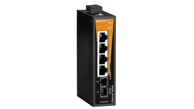 Weidmüller Unmanaged 4 x RJ45 Port Network Switch | 1240870000