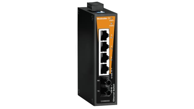 Weidmüller Unmanaged 4 x RJ45 Port Network Switch | 1240880000