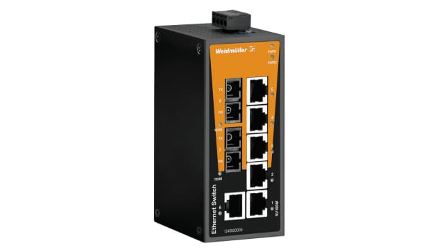 Weidmüller Unmanaged 6 x RJ45 Port Network Switch | 1240920000