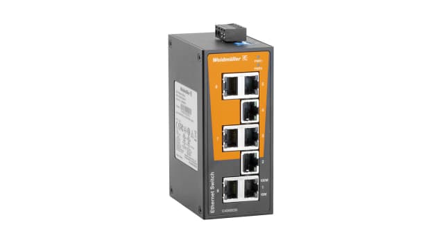 Weidmüller Unmanaged 8 x RJ45 Port Network Switch | 1286560000