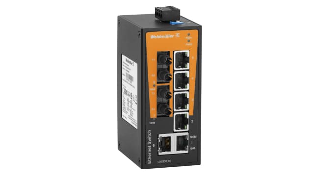 Weidmüller Unmanaged 6 x RJ45 Port Network Switch | 1286570000