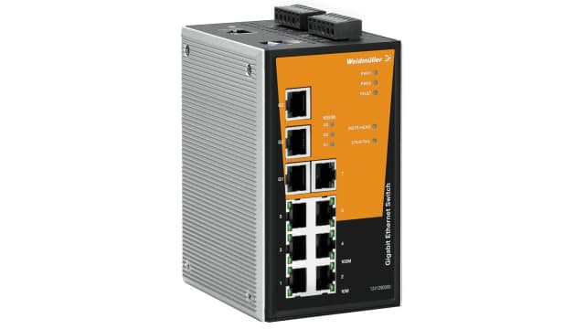 Weidmüller Managed 3 x RJ45 Port Network Switch | 1286930000