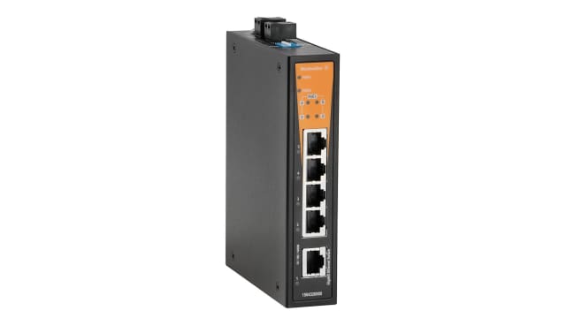 Weidmüller Unmanaged 4 x RJ45 Port Network Switch With PoE | 1504320000