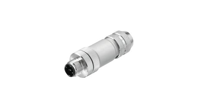 Weidmüller Connector, 5 Contacts, Screw, M12 Connector, Plug, Socket, Male/Female, IP67, SAIS Series | 1784740000