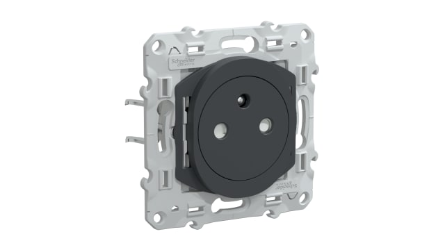 Schneider Electric Anthracite, 1 Gang, Ovalis C | S340052C