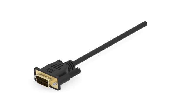 TE Connectivity Female 9 Pin D-sub to Female 9 Pin D-sub Serial Cable, 10ft, AMPLIMITE D-SUBMINIATURE CABLE ASSEMBLIES | 2478170-4