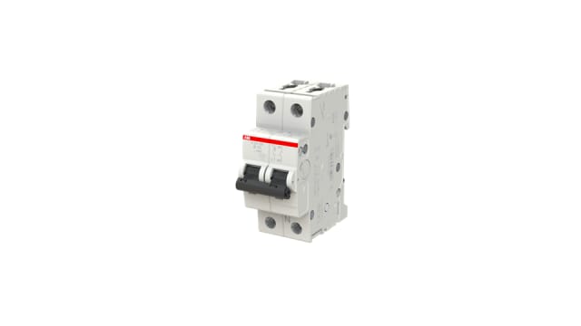 ABB S200 S201 Circuit Breaker, 1-Pole, 10 A, Type B, 230 V ac AC, 110 V DC, 10 kA Breaking Capacity | 2CDS251103R0105