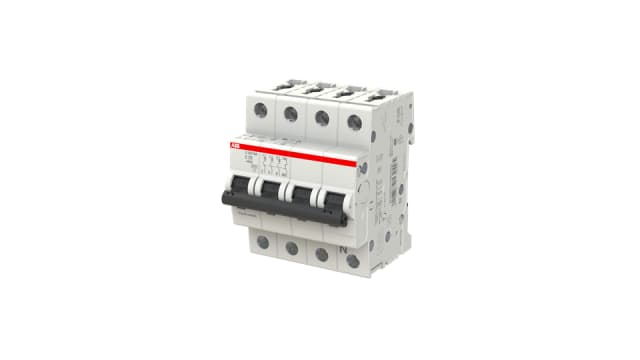 ABB S200 S203 Circuit Breaker, 3-Pole, 25 A, Type C, 440 V ac AC, 110 V DC, 6 kA Breaking Capacity | 2CDS253103R0254