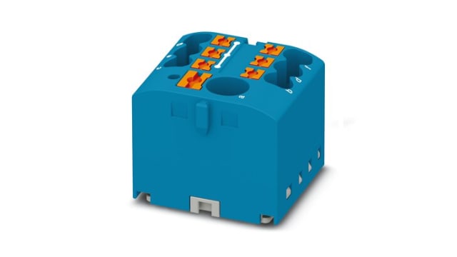 Phoenix Contact Distribution Block, 7 Way, 450 V, 41A, Blue | 1092936