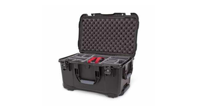 Nanuk Nanuk 938 Waterproof Plastic Case With Wheels, 605 x 394 x 336mm | 938S-020BK-0A0