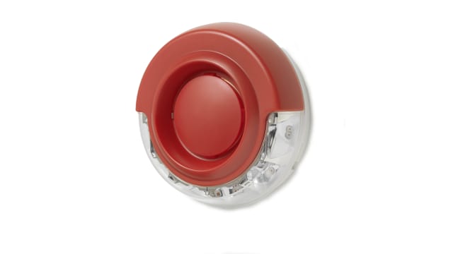 Siemens FDS227 Series Sounder Beacon, 16-33 V dc, IP65, Wall Mount, 71-94dB at 1 Metre | FDS227-RW-C / S54364-F10-A2