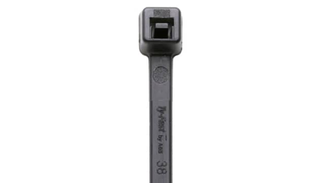ABB Cable Tie, Cable Tie, 450 mm x 7.6 mm, Black Polyamide 66 | 7TCG054410R0026