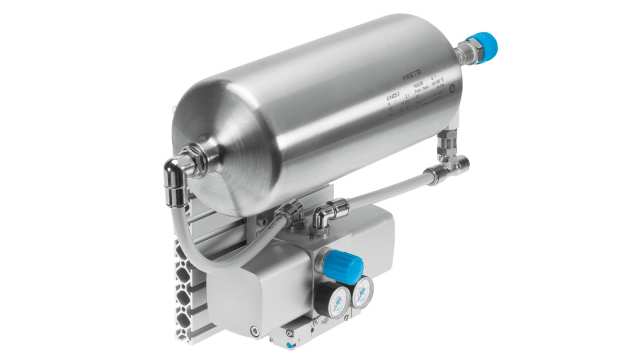 Festo DPA Pneumatic Booster Regulator, KD4, QS-10, Silencer | DPA-40-16-CRVZS2