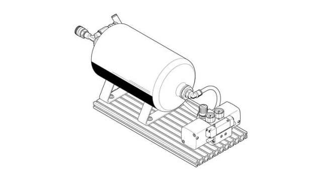 Festo DPA Pneumatic Booster Regulator, KD4, QS-10, Silencer | DPA-40-16-CRVZS5