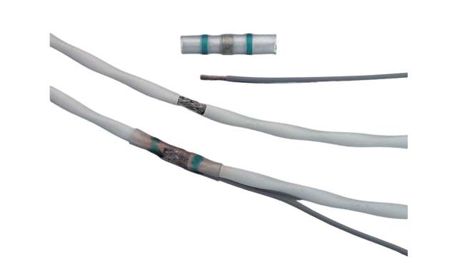 nVent RAYCHEM Blue Polyolefin Solder Sleeve 24.5mm Length 3 mm Cable Diameter 1.5 mm Cable Diameter | 403289-000