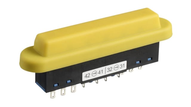 Idec HE2B Series Safety Enabling Switch, 3 Position, DP3T, IP65 | HE2B-M211PY