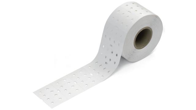 WAGO 211 Threaded Cable Marker, White, Pre-printed "Plain", 2.8 mm Cable White, 2.3 mm Cable, 211-861-1 | 211-861-1