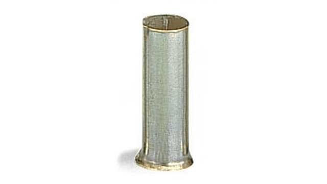 WAGO, 216 Uninsulated Ferrule, 12 mm Pin Length, 5.8 mm Pin Diameter, Silver 8 AWG Wire Size | 216-109-1