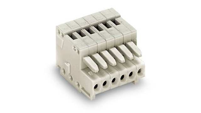 WAGO, 2.5mm Pitch, 733, 3 Way, Pluggable Terminal Block, Feed Through Plug, Cable Mount, Cage Clamp Termination, | 733-103-1