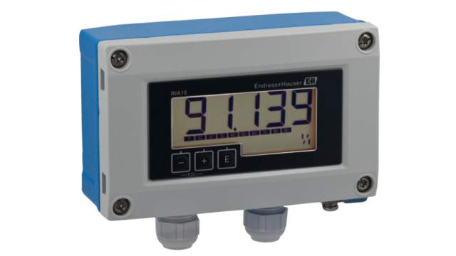 Endress+Hauser RIA15 LCD Process Indicator for Current, HART Signal,  45 mm  x 92 mm | RIA15-AAA3
