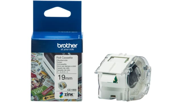Brother CZ on White Label, 5 mm Length, 19 mm Width | CZ-1003