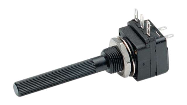 PIHER SENSORS AND CONTROLS S.S.A Rotary Linear Potentiometer 1-Gang Panel Mount, PC16SH10CP06-104A2020-CTA | PC16SH10CP06-104A2020-CTA