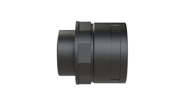 PMA Metric, Conduit Fitting, 48 mm Nominal Size, M50, Polyamide 6, Black IP66  rating | BVND-M508GT