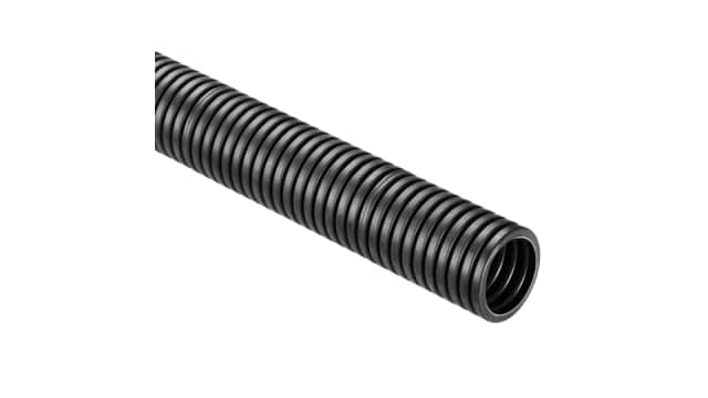 Flexible Conduit, 29mm Nominal Diameter, Nylon 6, Black | CYLT-29B.50