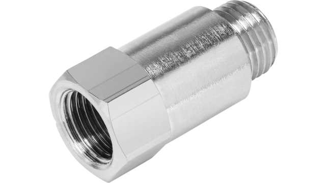 Festo G Nickel Plated Brass Adapter | NPFC-E1-2G12-FM