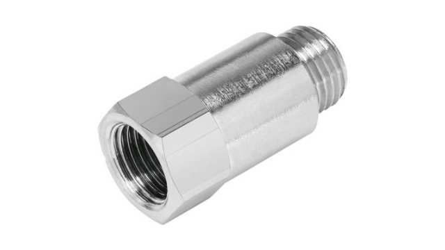 Festo G Nickel Plated Brass Adapter | NPFC-E4-2G18-FM