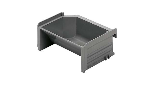 Bosch Rexroth Plastic Storage Bin, 86 mm x 123 mm x 50 mm, Black | 3842346295