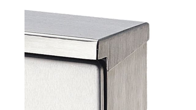Rittal AE Series Stainless Steel Rain Canopy for Use with AE Compact Enclosure, 210 x 300 x 25mm | 2361000