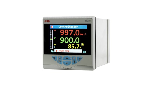 ABB CM30 Controller, 97 x 97 x 141mm, 3 Output Analogue, Relay, 24 V Supply Voltage ON/OFF | CM30/1S0S0E0/STD