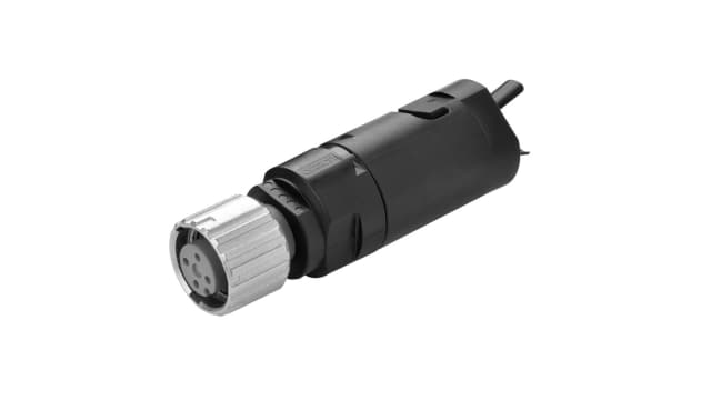 Omron Circular Connector, 4 Contacts, Cable, M12 Connector, Socket, Female, IP67, XS5 Series | XS5C-D418