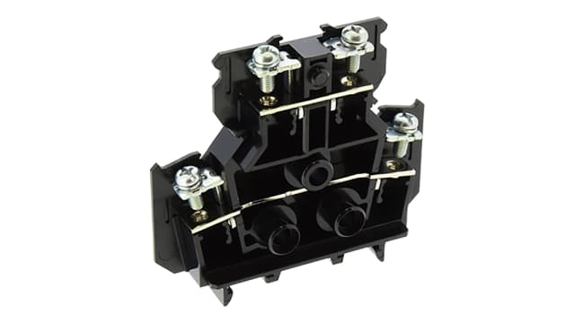 Idec BNDH15W BN Series Fused DIN Rail Terminal, 2-Level Fused, Screw | BNDH15W