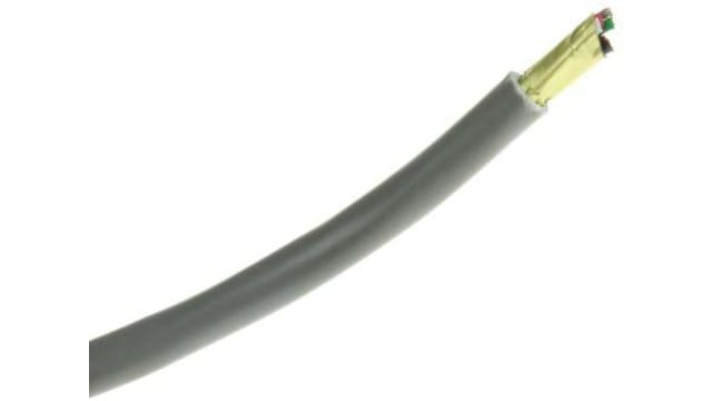 Telegartner Multicore Industrial Cable, 5 Cores, 0.75 mm², Screened, 50m, Grey PVC Sheath, 18 AWG | 21.1208.700