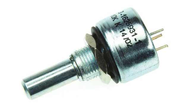 TE Connectivity M 10kΩ Rotary Potentiometer 1-Gang Panel Mount, 404802696038 | 404802696038