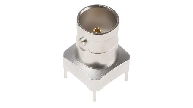 Telegartner BNC Series PCB Female BNC, 75 Ω, Straight Body Solder | J01003A1947