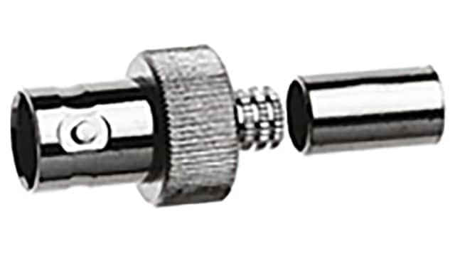 Telegartner BNC Series Cable Female BNC, 50 Ω, Straight Body Crimp | J01001A1287