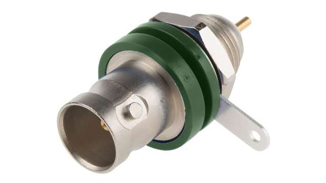 Telegartner BNC Series Panel Mount Female BNC, 75 Ω, Straight Body Solder | J01003E1286