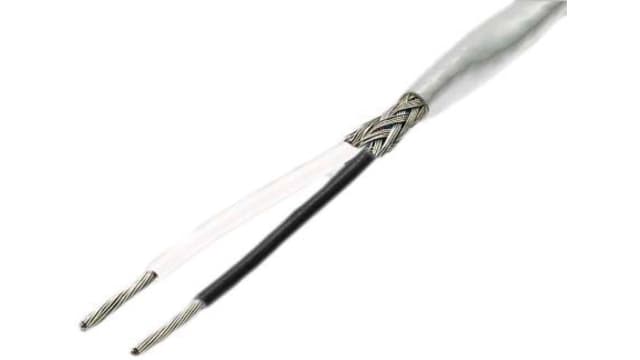 TE Connectivity SPEC44 Series Data Cable, 1 Pairs, 2 Cores, 0.93 mm², Screened, 18 AWG, 100m, Screened Shield, Type 44 | 44A1121-18-0/9-9