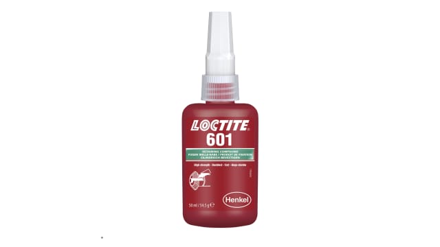 Loctite Green 601 High Strength, Retaining Compound Liquid Bottle 50 ml, 150 °C, -55 °C | 601, 50ML