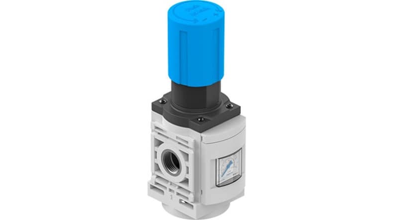 Festo 1/2 in G Regulator - 11 bar, MS6-LR-1/2-D6-AG-MPA-F1A-B 6000 L/min MS6 | MS6-LR-1/2-D6-AG-MPA-F1A-B