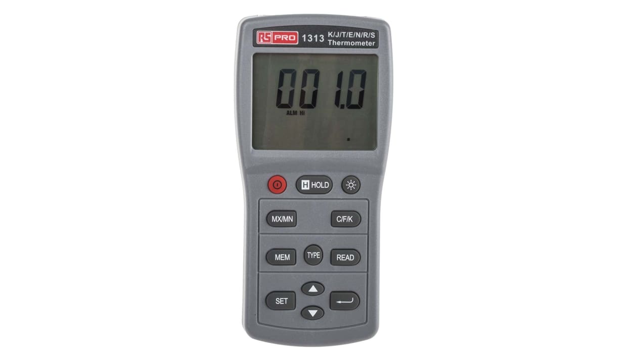 Thermometre Numerique Rs Pro 1313 1 Voie De Mesure Voies De Mesure Pour E J K N R S T Rs Components