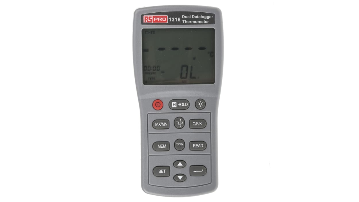 Rs Pro 1316 E J K N R S T Input Wired Digital Thermometer Rs Components