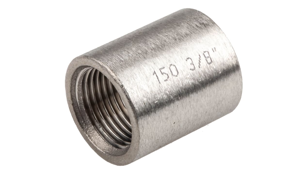 Rs Pro Stainless Steel Socket 3 8in G P Female X 3 8in G P Female Rs Components