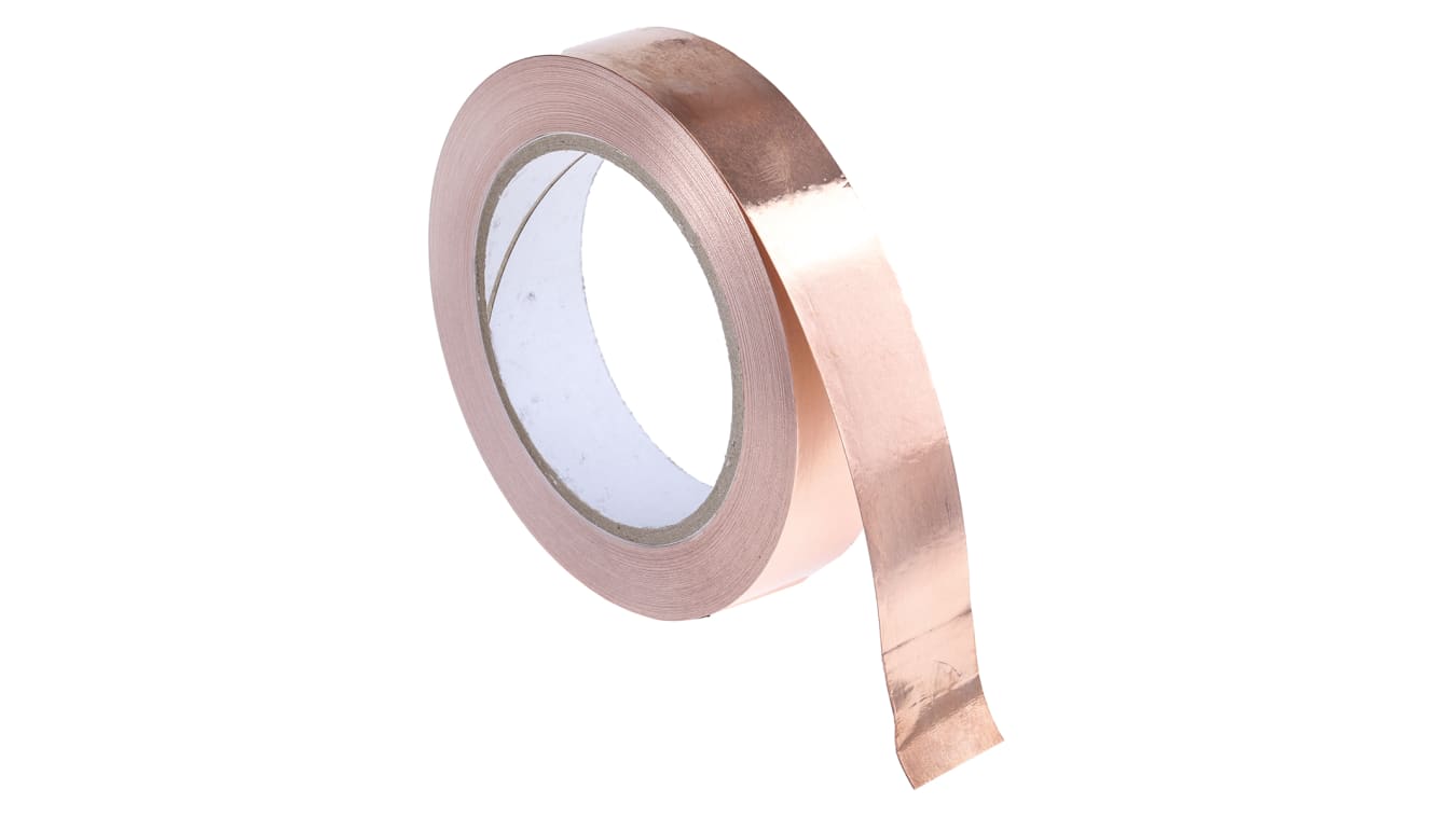 Robocraze 10mm Single Sided Copper Tape with conductive adhesive